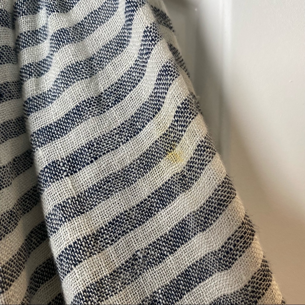APIECE APART FELINA Striped OFF-THE-SHOULDER DRESS - Picture 3 of 7